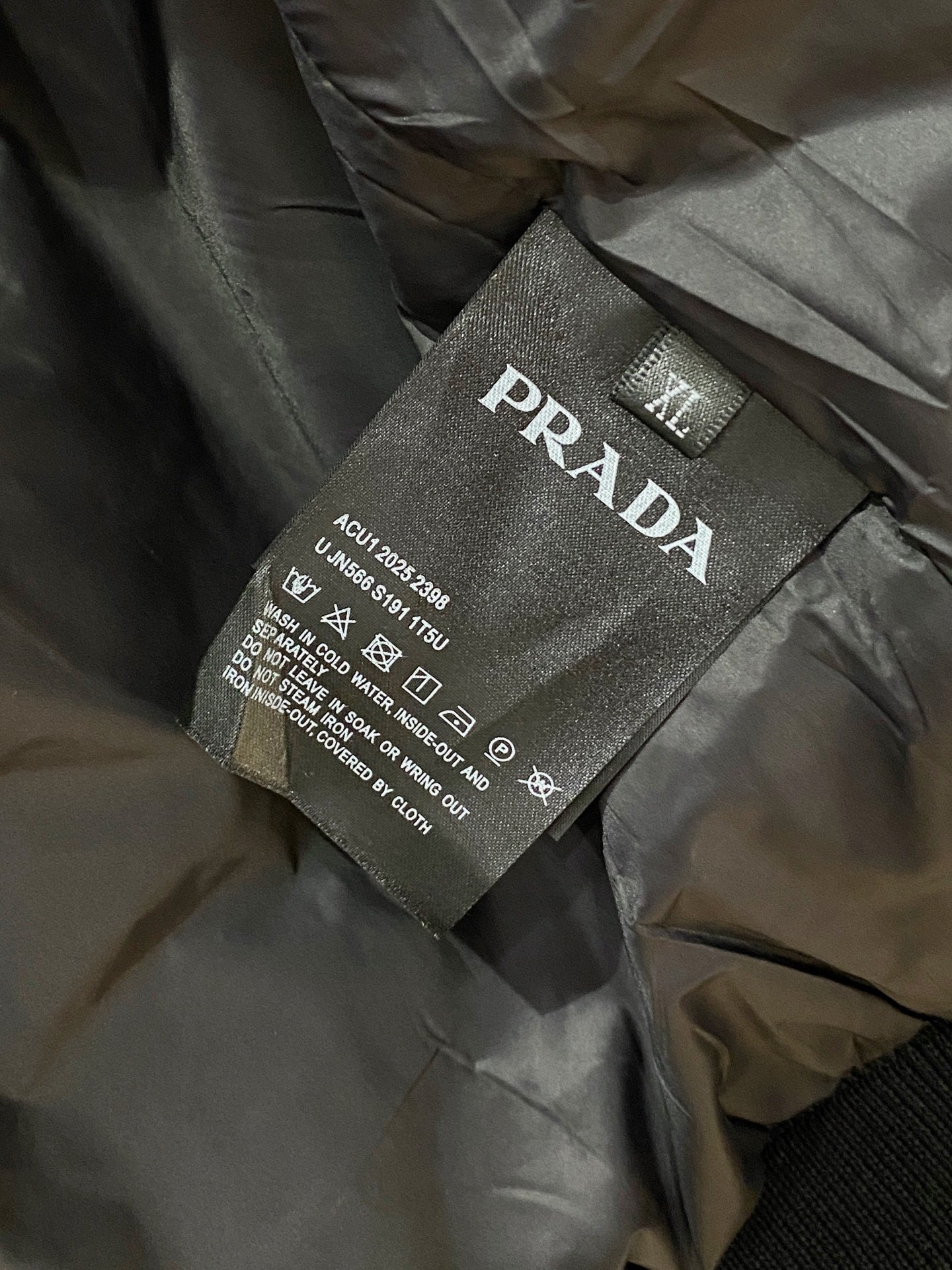 Prada Spliced Knit Down Jacket – FW2024