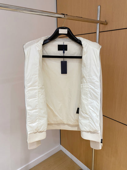 Prada Spliced Knit Down Jacket – FW2024