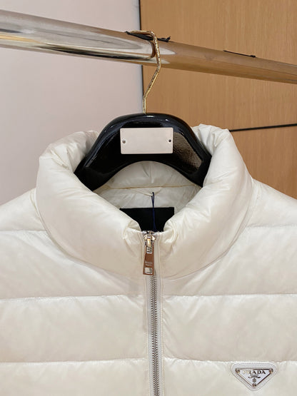 Prada Spliced Knit Down Jacket – FW2024