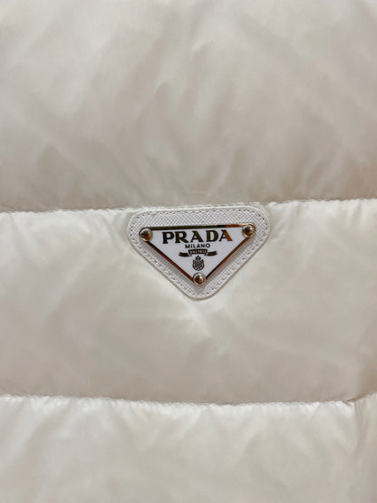 Prada Spliced Knit Down Jacket – FW2024