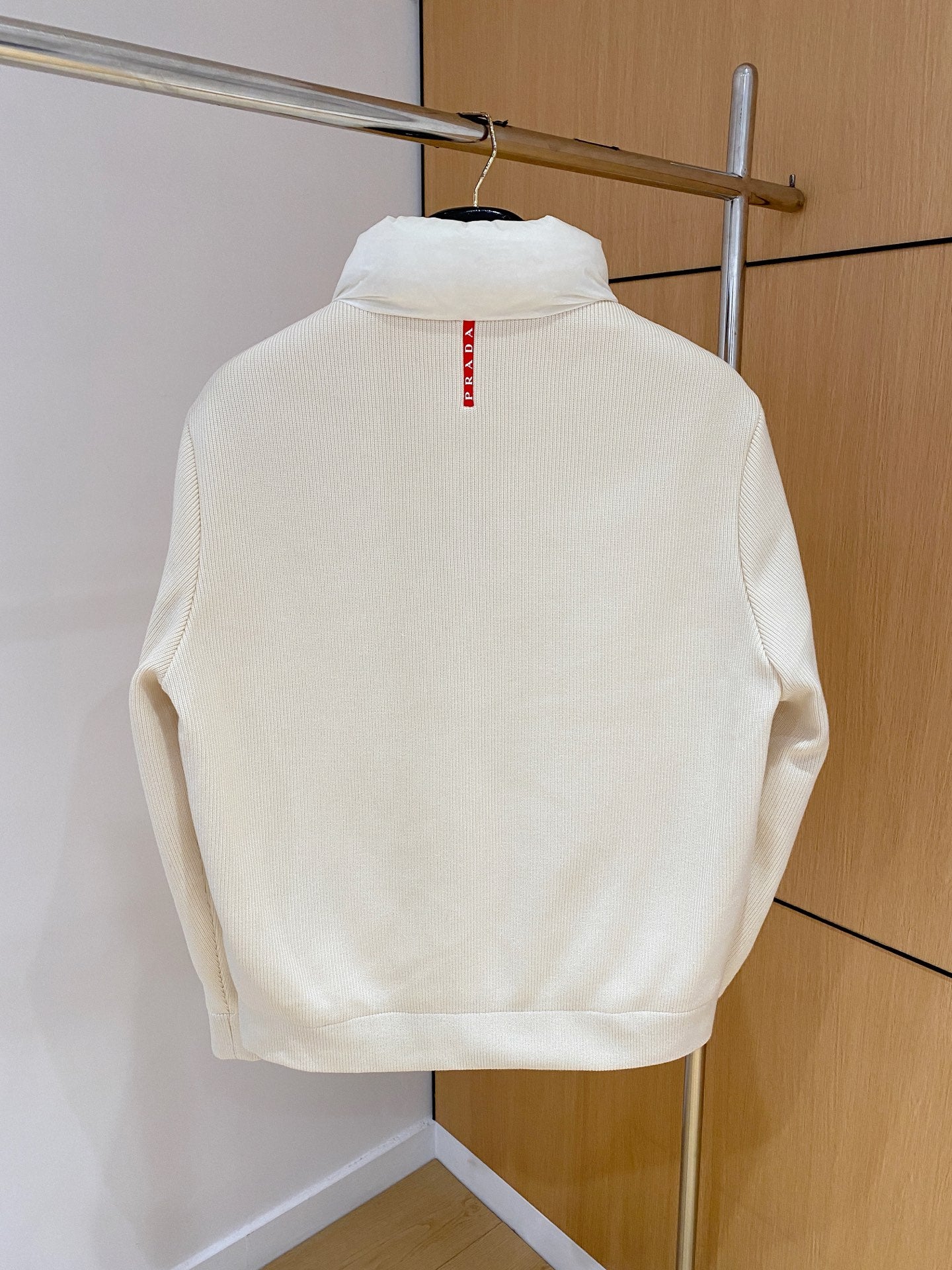 Prada Spliced Knit Down Jacket – FW2024