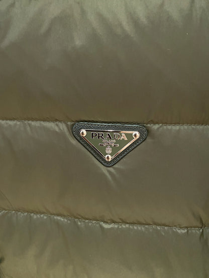 Prada Spliced Knit Down Jacket – FW2024