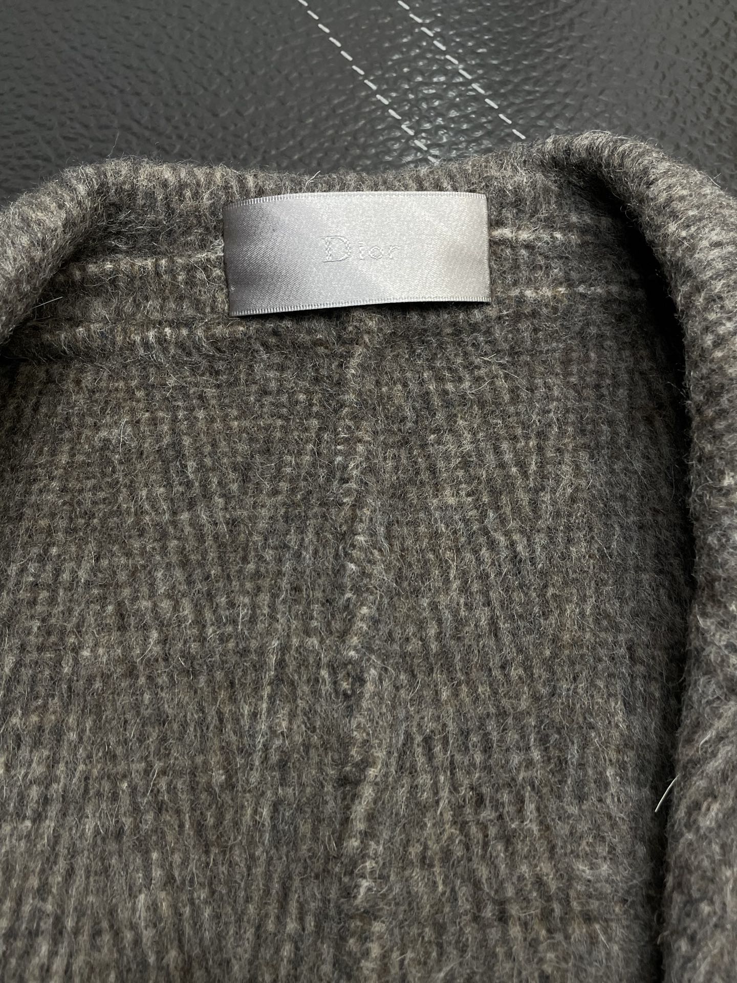 Dior Men's Wool Double-Sided Short Coat