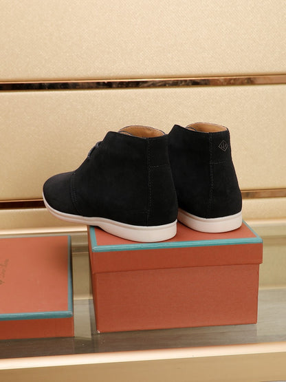Loro Piana Water-Repellent Suede Moccasin Loafers