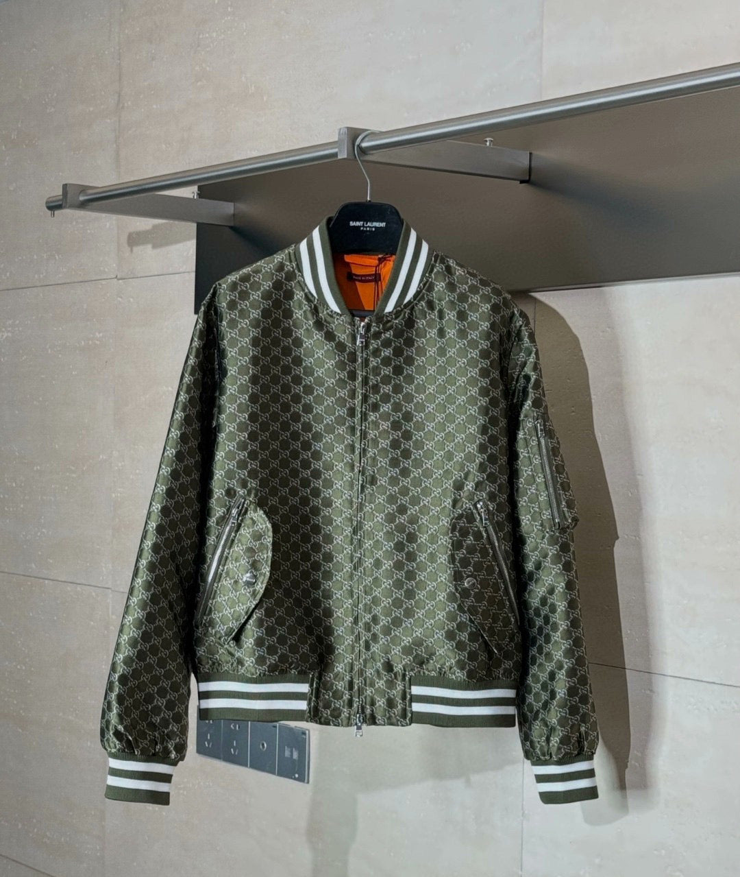 Gucci Double G Reversible Bomber Jacket