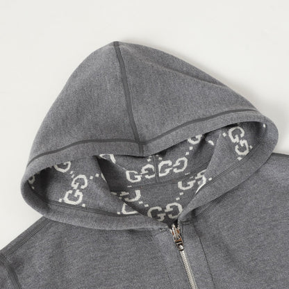 Gucci Reversible GG Cashmere Knit Jacket