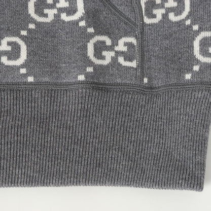 Gucci Reversible GG Cashmere Knit Jacket
