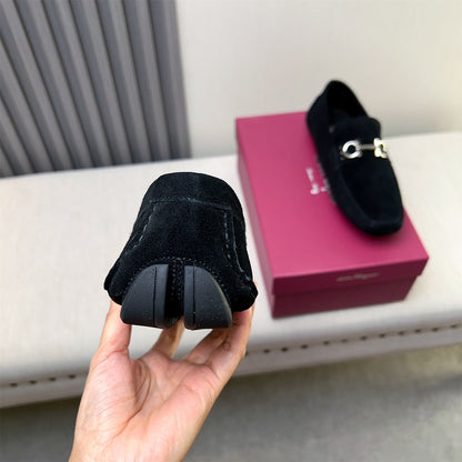 Ferragamo Imported Cowhide Loafers