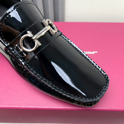 Ferragamo Imported Cowhide Loafers