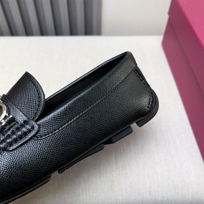 Ferragamo Imported Cowhide Loafers
