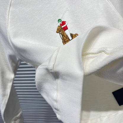 Ralph Lauren Embroidered Pony Terry Hooded Sweatshirt – Kids Collection
