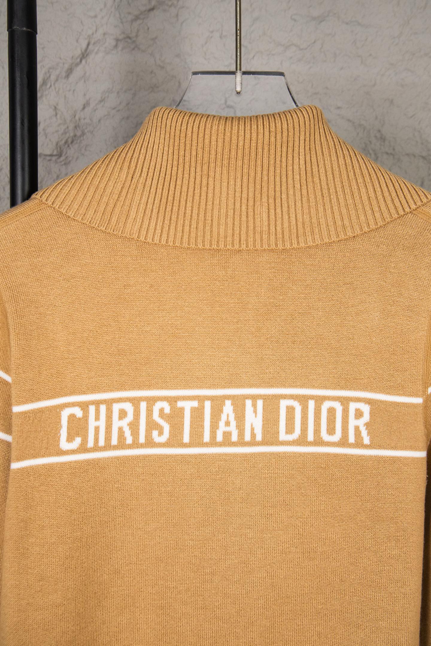 Dior Classic Oblique Reversible Cashmere Sweater – 25FW
