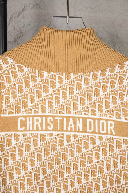 Dior Classic Oblique Reversible Cashmere Sweater – 25FW