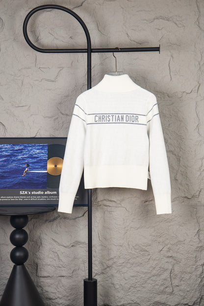 Dior Classic Oblique Reversible Cashmere Sweater – 25FW
