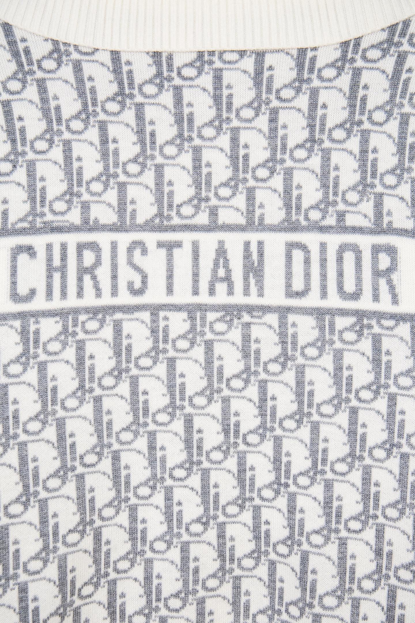 Dior Classic Oblique Reversible Cashmere Sweater – 25FW