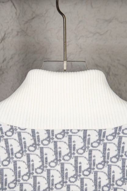Dior Classic Oblique Reversible Cashmere Sweater – 25FW