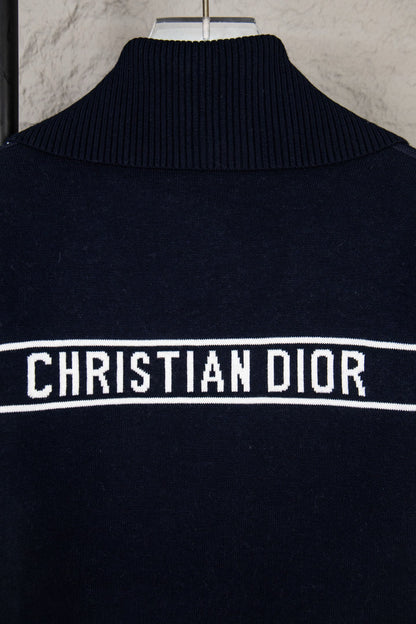 Dior Classic Oblique Reversible Cashmere Sweater – 25FW
