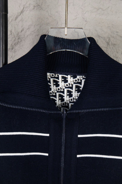 Dior Classic Oblique Reversible Cashmere Sweater – 25FW