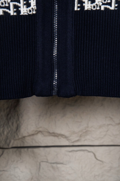 Dior Classic Oblique Reversible Cashmere Sweater – 25FW