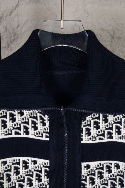Dior Classic Oblique Reversible Cashmere Sweater – 25FW