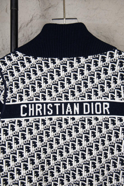 Dior Classic Oblique Reversible Cashmere Sweater – 25FW