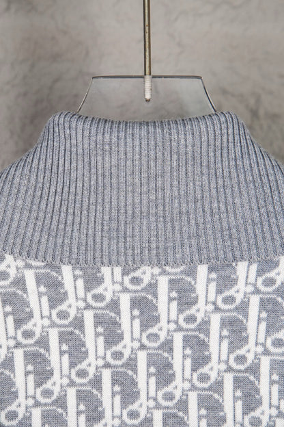 Dior Classic Oblique Reversible Cashmere Sweater – 25FW