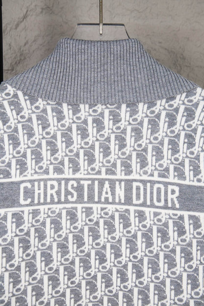 Dior Classic Oblique Reversible Cashmere Sweater – 25FW