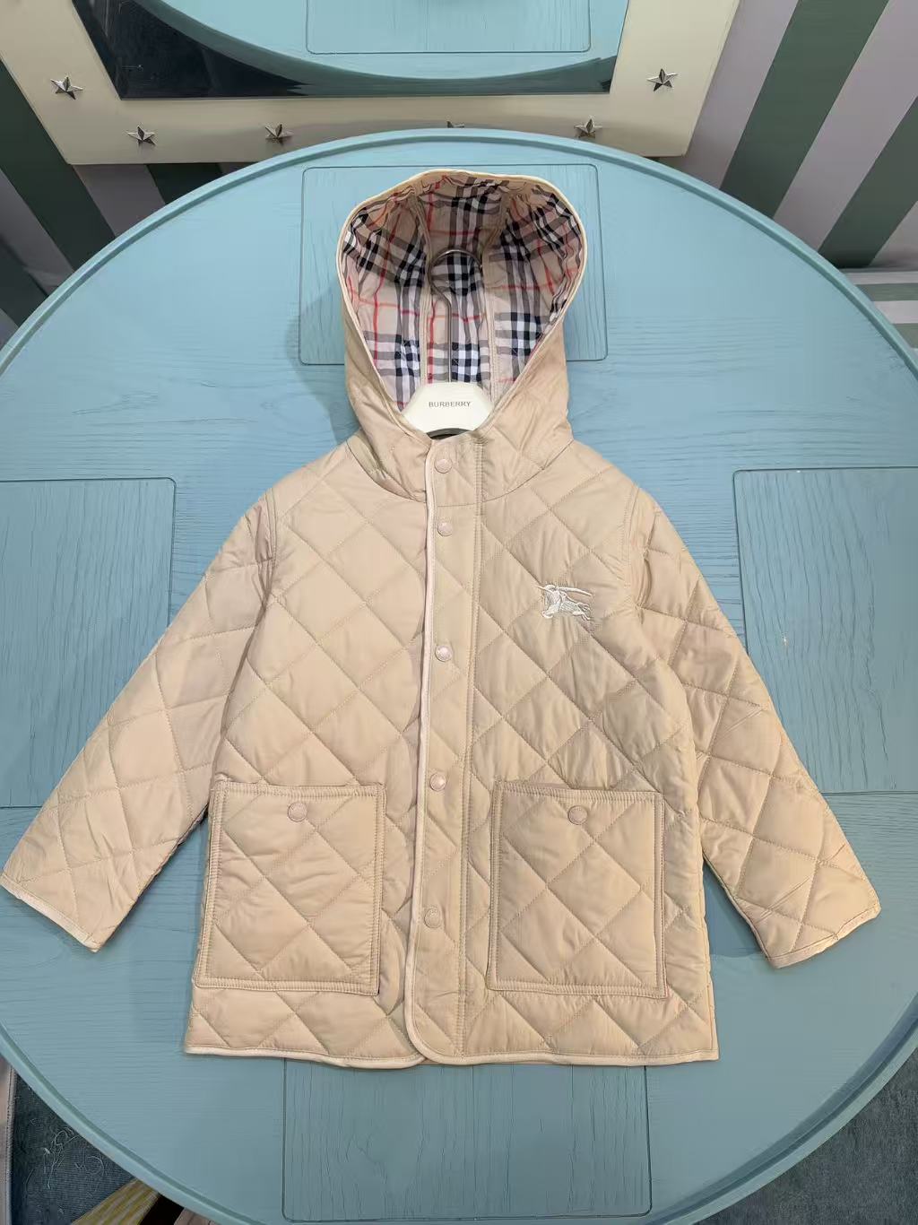 Burberry Mid-Length Puffer Jacket – Kids Collection – 25AW