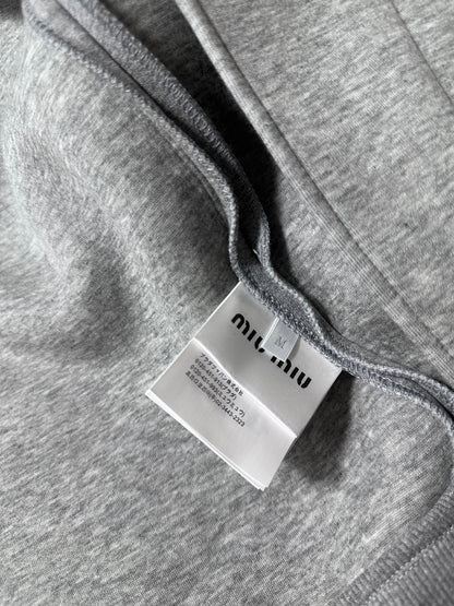 Miu Miu Lapel Zip Sweatshirt – 24FW