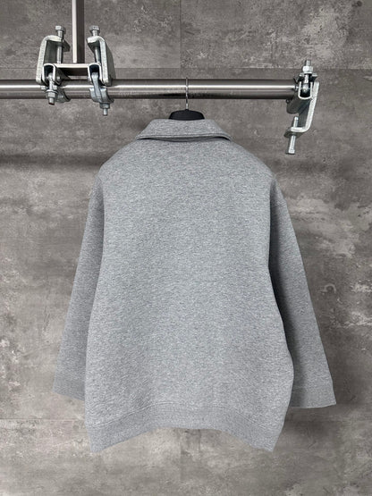 Miu Miu Lapel Zip Sweatshirt – 24FW