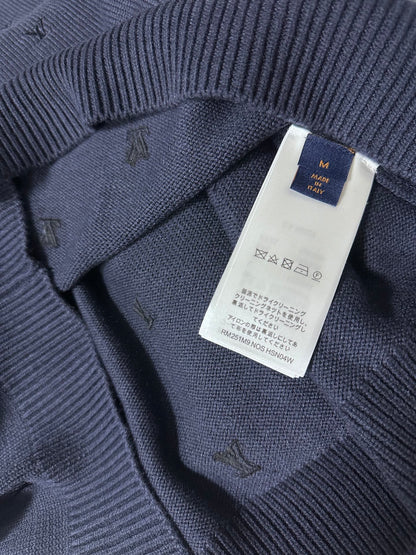 Louis Vuitton Monogram Embroidered Round Neck Sweater