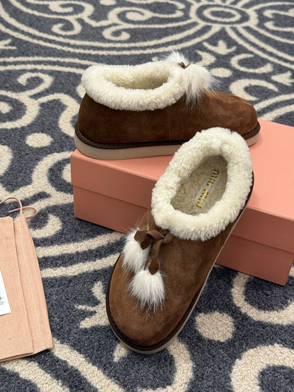 Miu Miu Tassel Snow Boots – 25FW