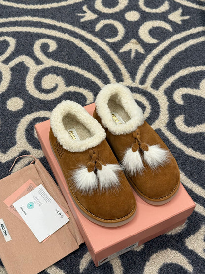 Miu Miu Tassel Snow Boots – 25FW