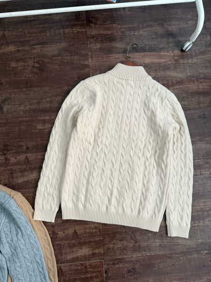 Ralph Lauren Half-Zip Cable Knit Sweater