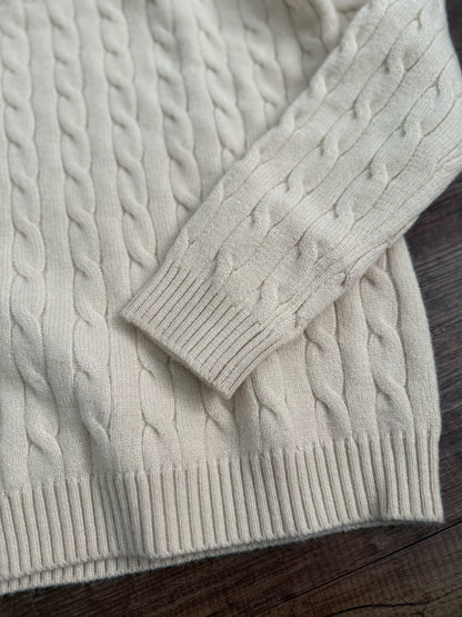 Ralph Lauren Half-Zip Cable Knit Sweater
