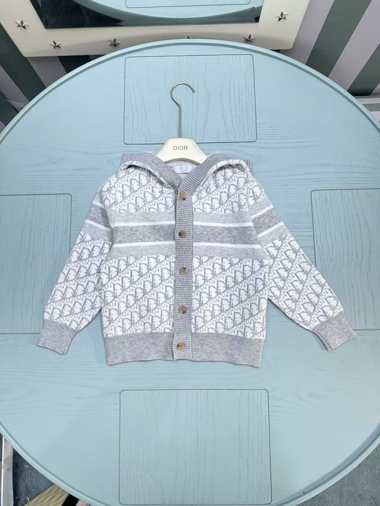 Dior Classic Children's Knit Cardigan – Kids Collection – 2025SS