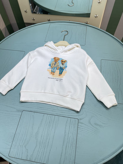 Ralph Lauren Inspired Kids Hooded Sweatshirt – 2025FW – Kids Collection