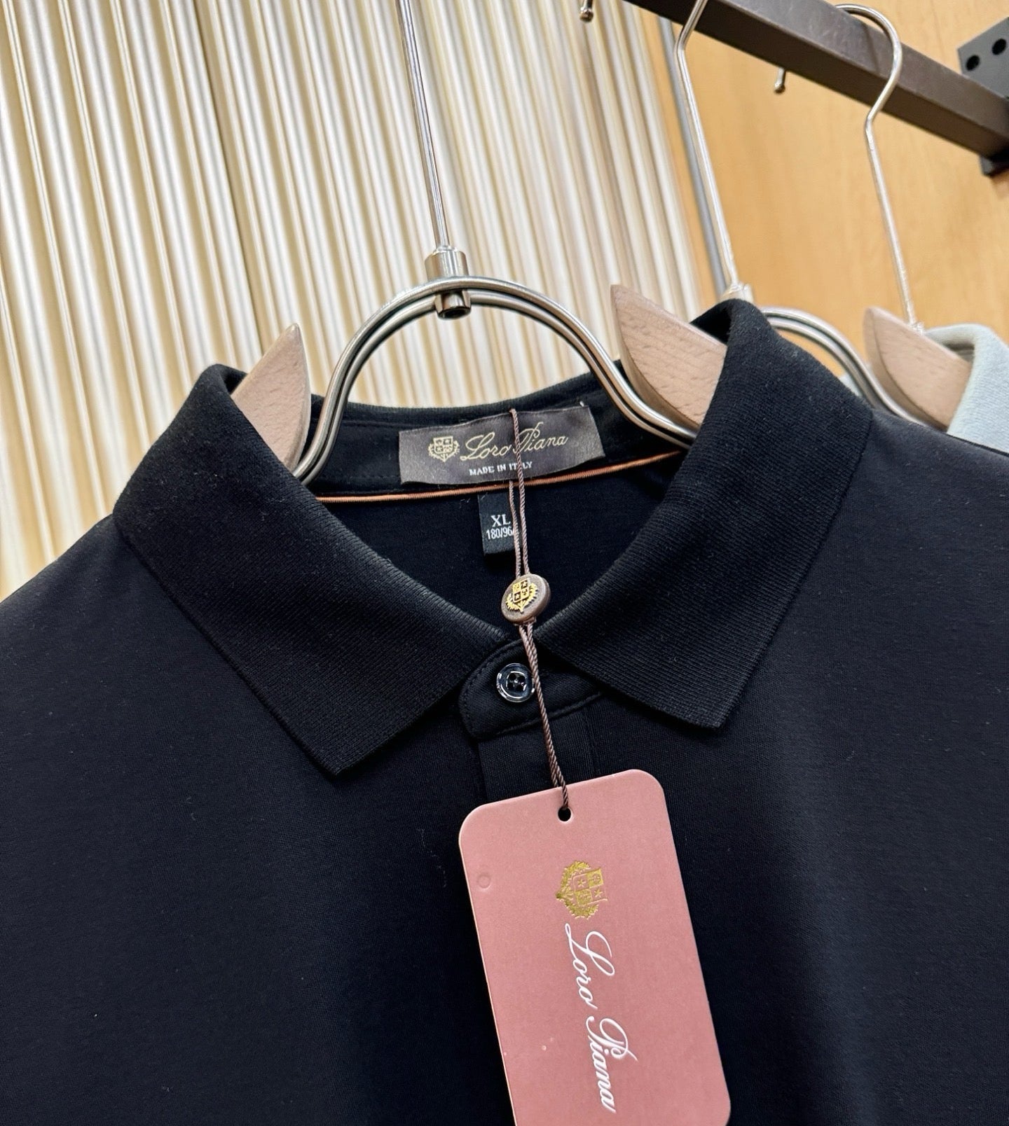 Loro Piana Solid Long Sleeve Polo Shirt – Autumn/Winter Collection