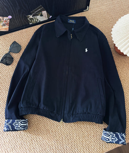 Ralph Lauren Pony Embroidery Patchwork Jacket
