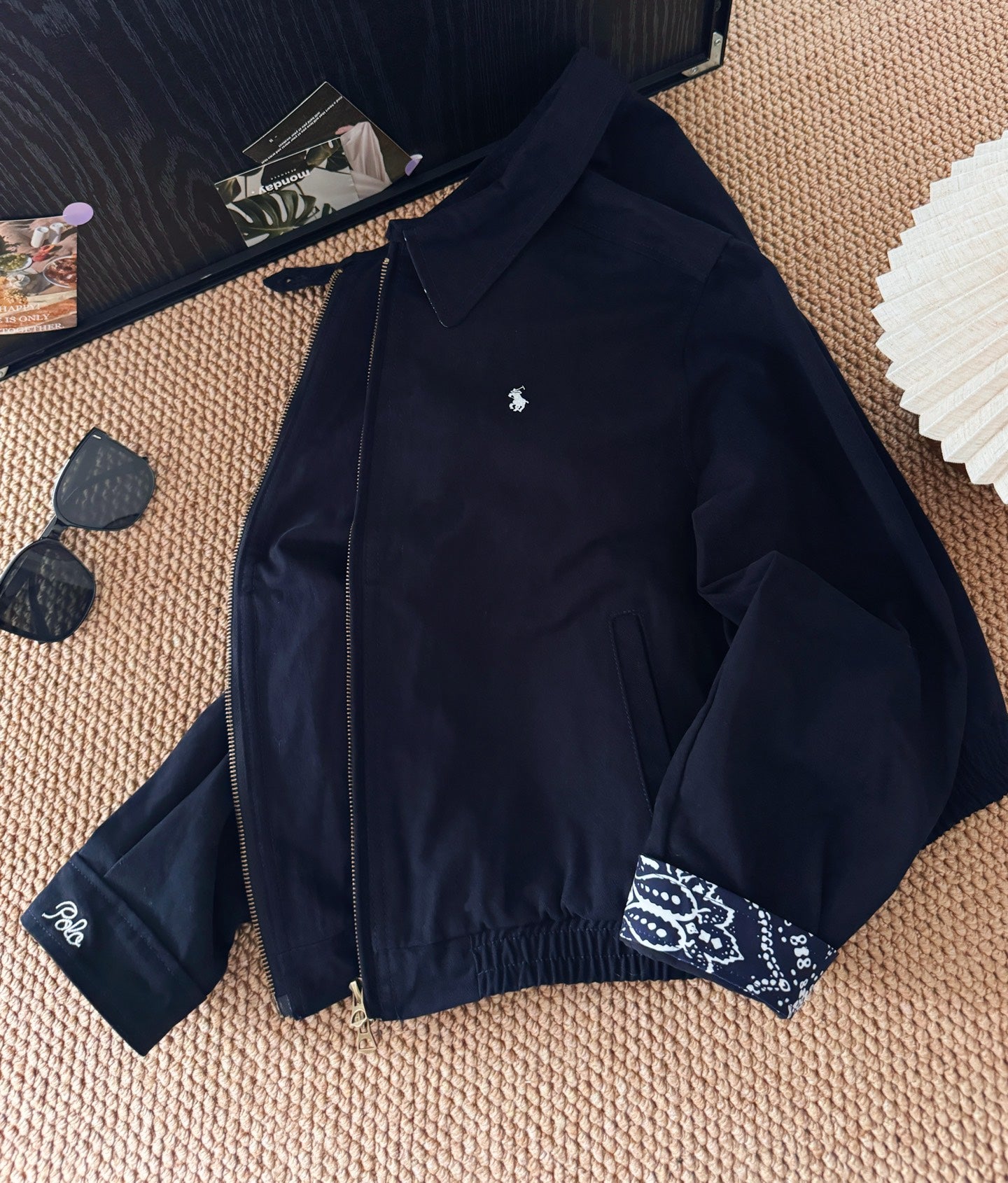 Ralph Lauren Pony Embroidery Patchwork Jacket