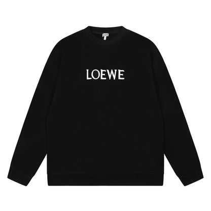 Loewe Center Letter Embroidered Crewneck Sweatshirt – 25SS