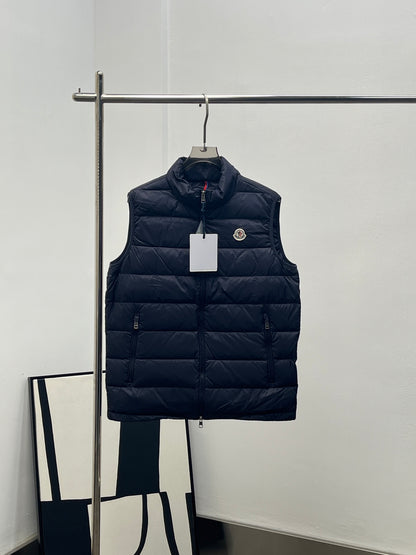 Moncler Solid Logo Down Vest – 25SS