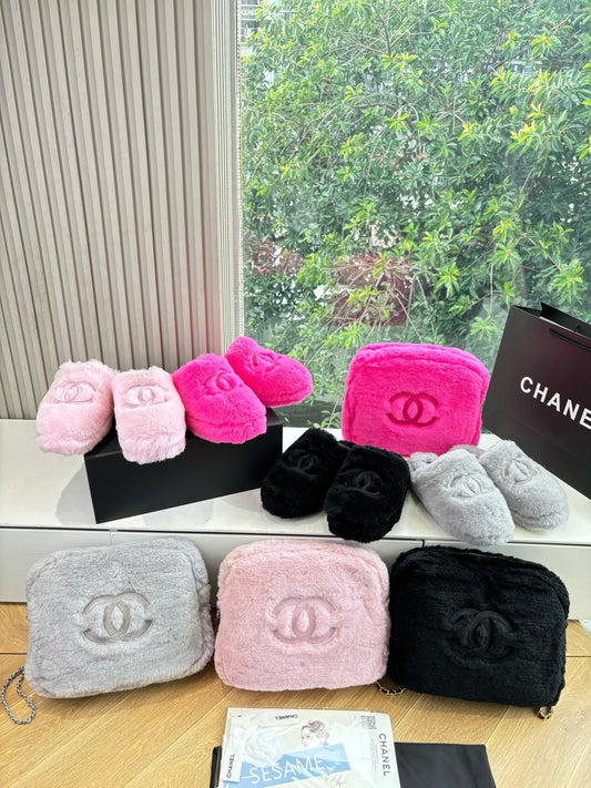 Chanel Wool Furry Mules – Autumn/Winter 25S Collection