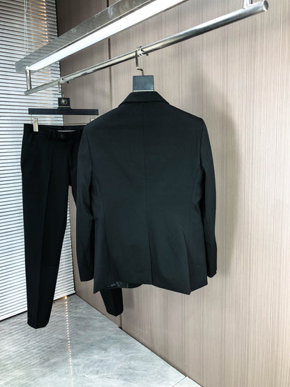 Louis Vuitton Men's Slim Fit Blend Suit Set – Autumn/Winter Collection