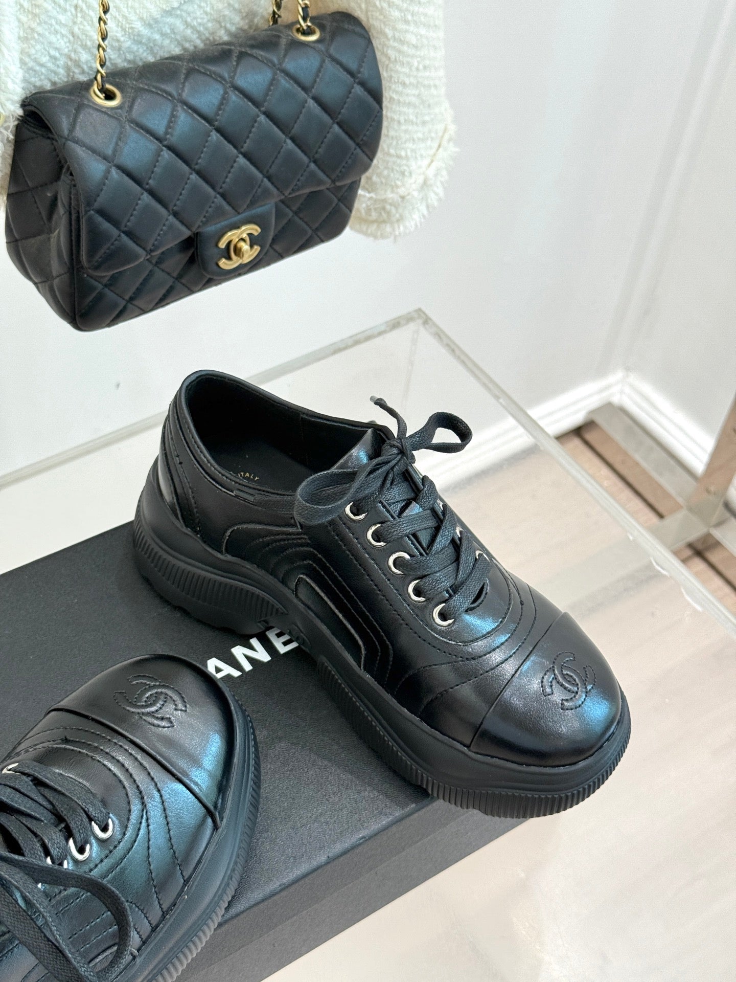 Chanel 25K Thick-Soled Calfskin Dad Sneakers – 25K Collection