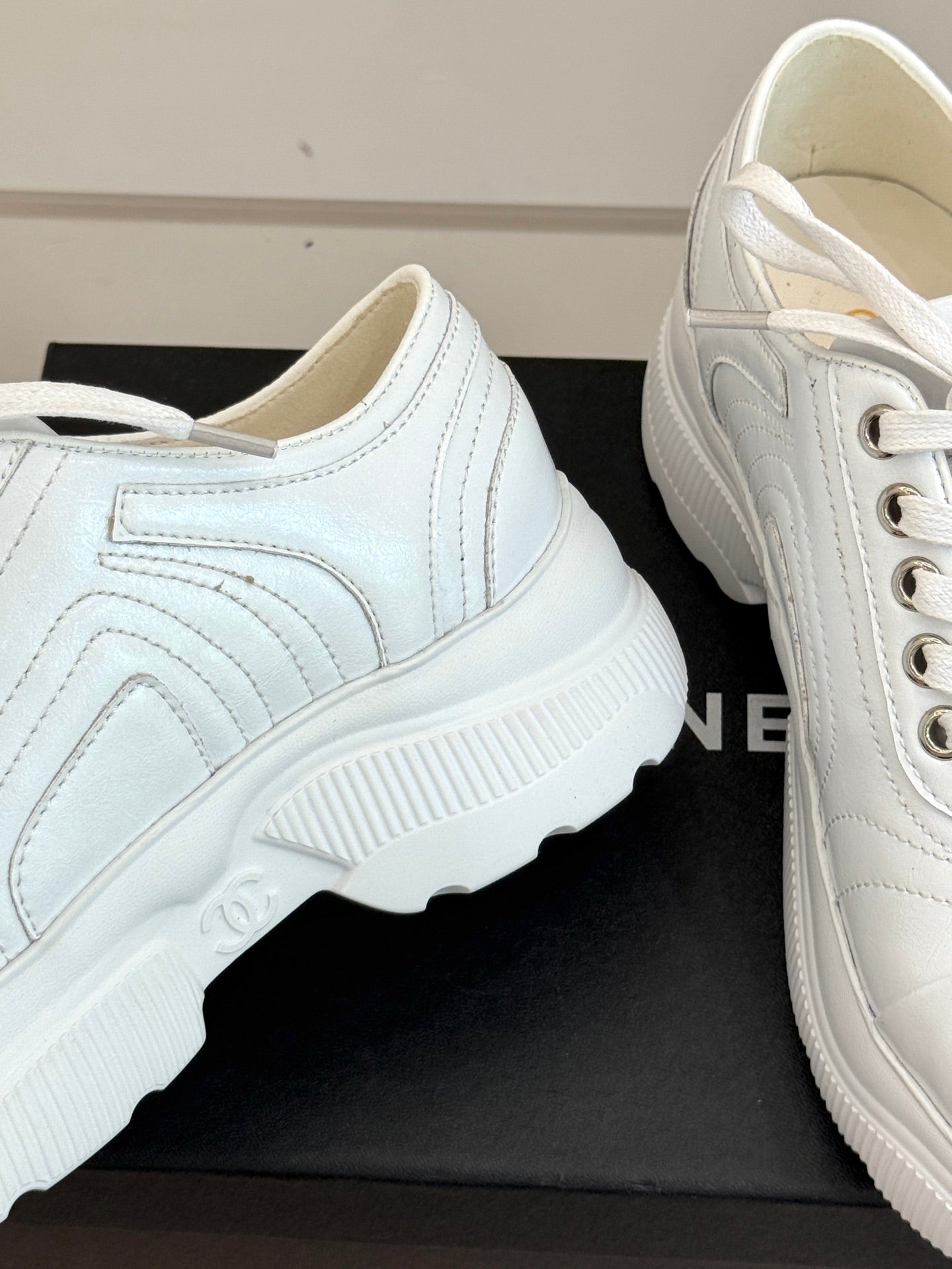 Chanel 25K Thick-Soled Calfskin Dad Sneakers – 25K Collection