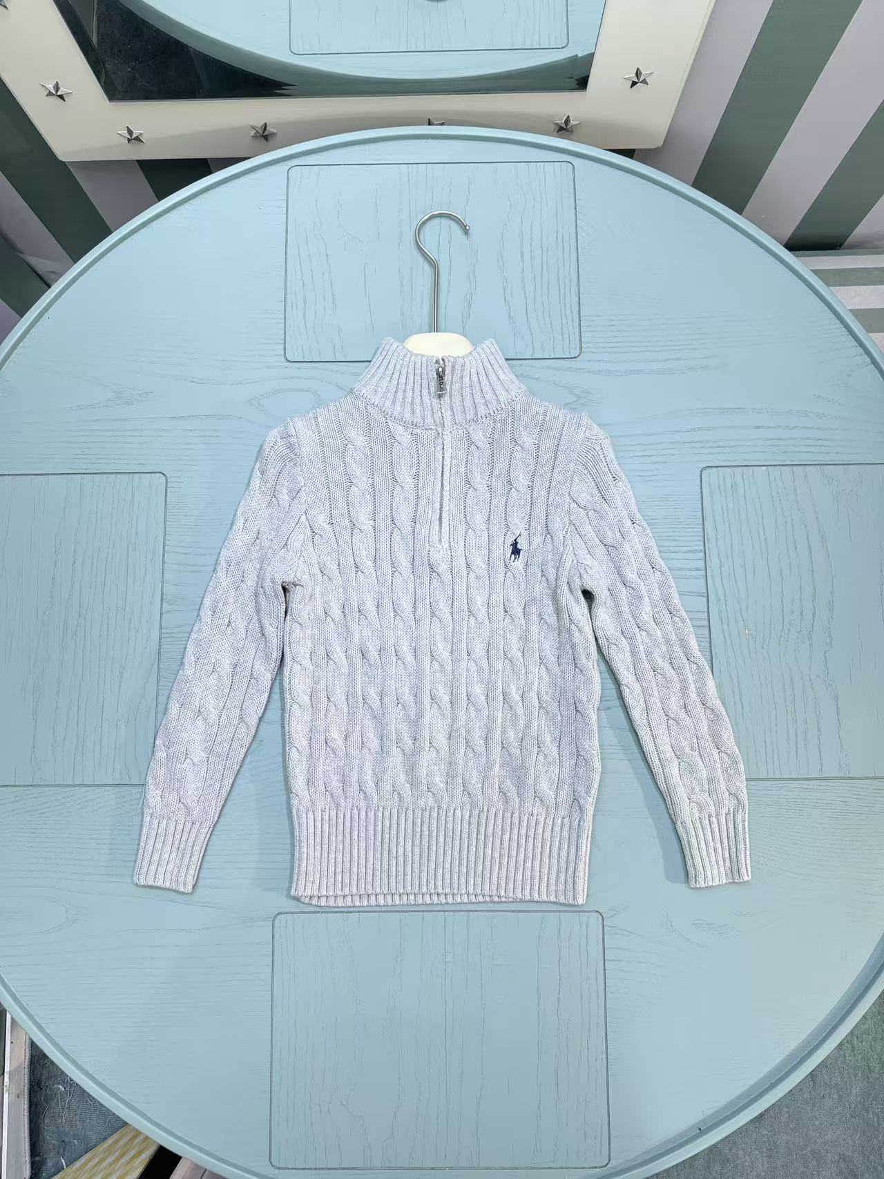 Ralph Lauren Polo Boys' Striped Knit Sweater – Kids Collection – 2025SS