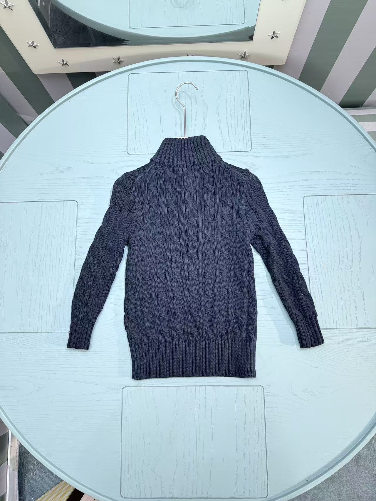 Ralph Lauren Polo Boys' Striped Knit Sweater – Kids Collection – 2025SS
