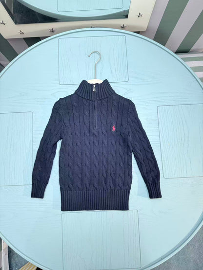 Ralph Lauren Polo Boys' Striped Knit Sweater – Kids Collection – 2025SS