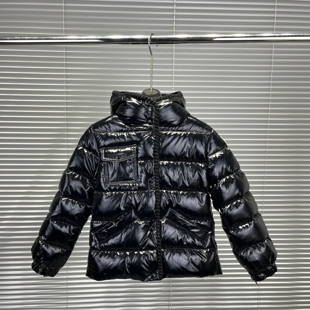 Moncler Kids Hooded Down Jacket – 25FW